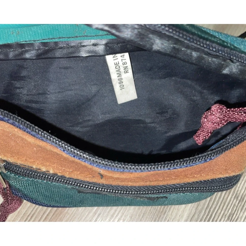 VINTAGE SEA WORLD FANNY PACK BAG Adult Adjustable‎ Spell out 3 Pocket Leather